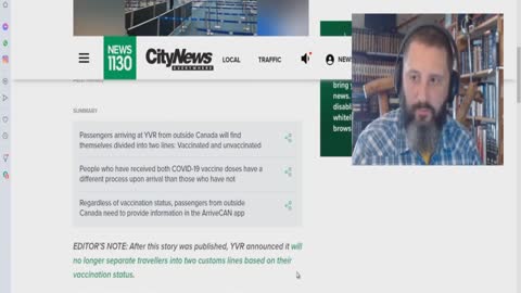 Vancouver Airport Covid Vaccine Nazism