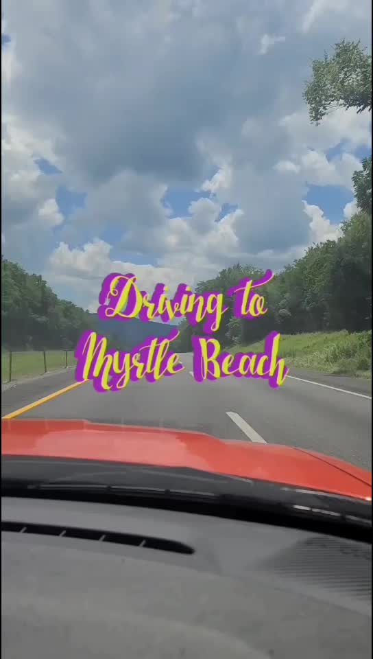 The drive to myrtle beach