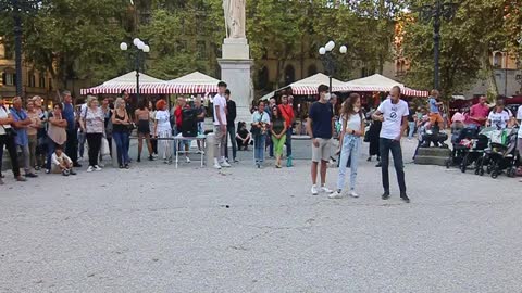 Parte 10 Manifestazione a Lucca, Piazza Napoleone del 2021-09-18