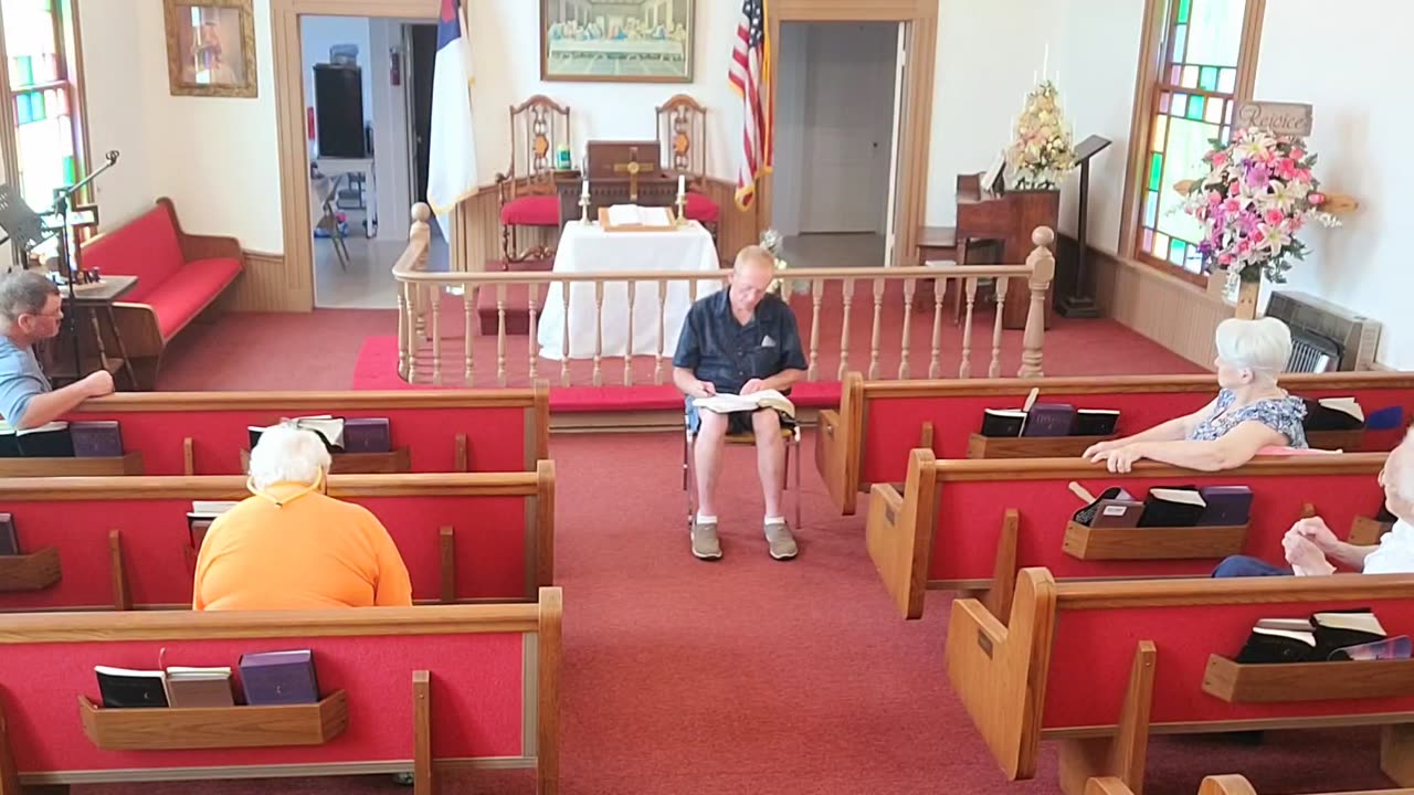 Vernon Chapel Bible Study (Matthew Ch.1-4 Jesus Comes On The Scene) led by Woody Sadler 6/5/2024