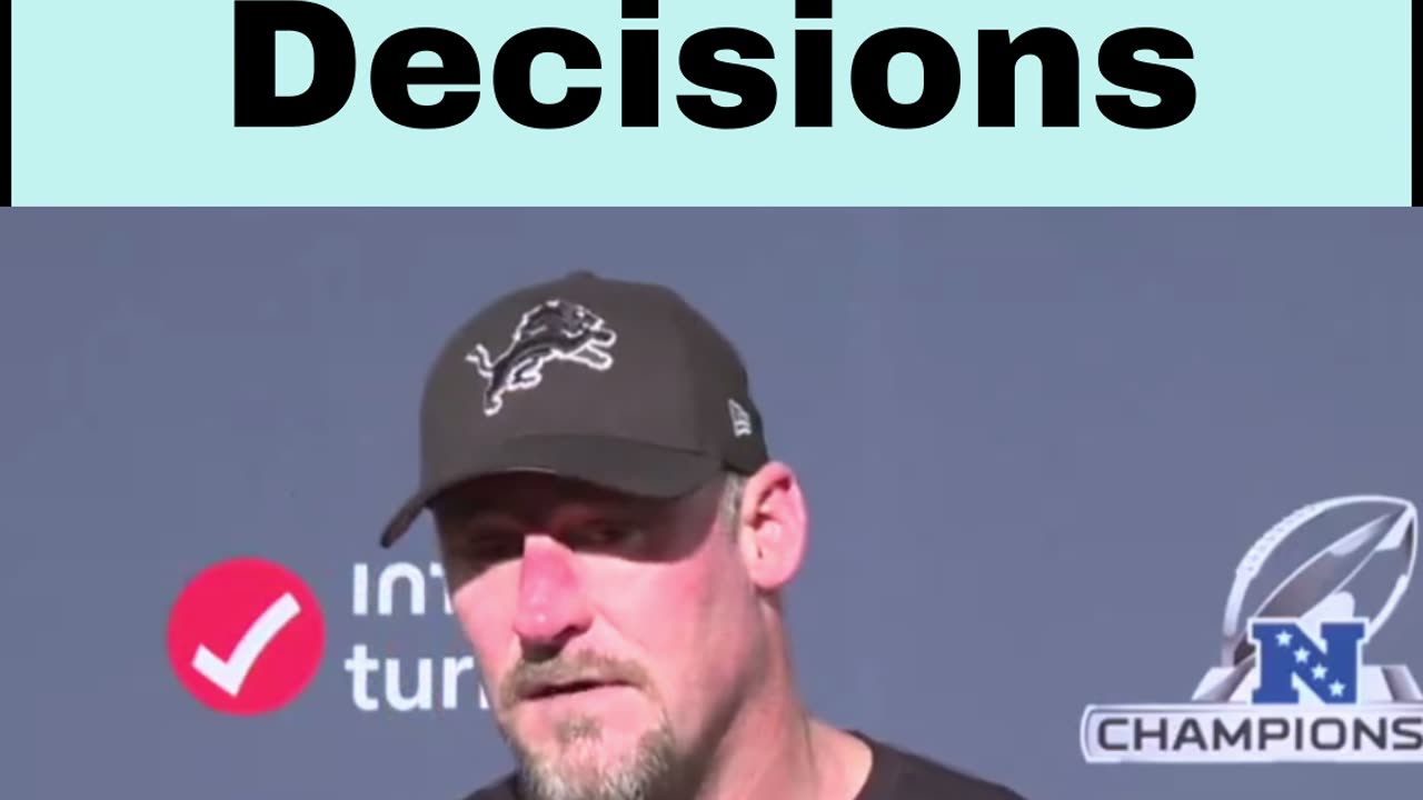 Dan Campbell Speaks Out On 4th Down Decisions