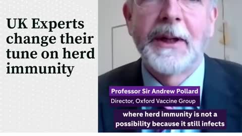 UK Director of Vaccine Group - "herd immunity is not a possibility"