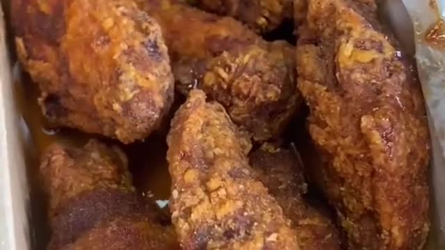 Roast chicken wings