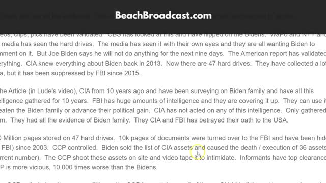 Lude Reports - Pics of Hunter and Barry! Big Tech threats! ACB!