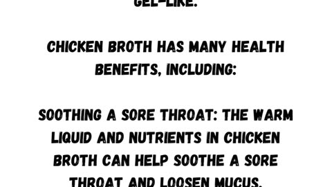 chicken broth