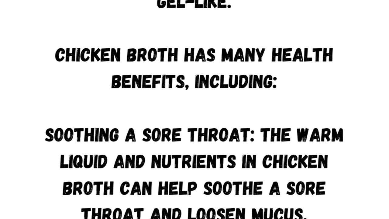 chicken broth