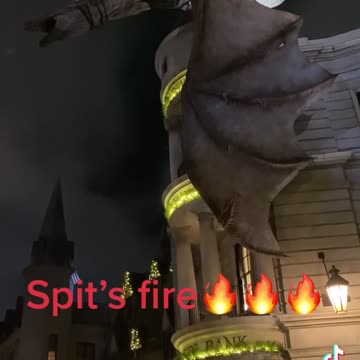Dragon does spit out 🔥