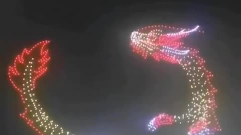 Drone choreography - amazing
