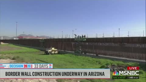 Trump deserves some credit for the wall.