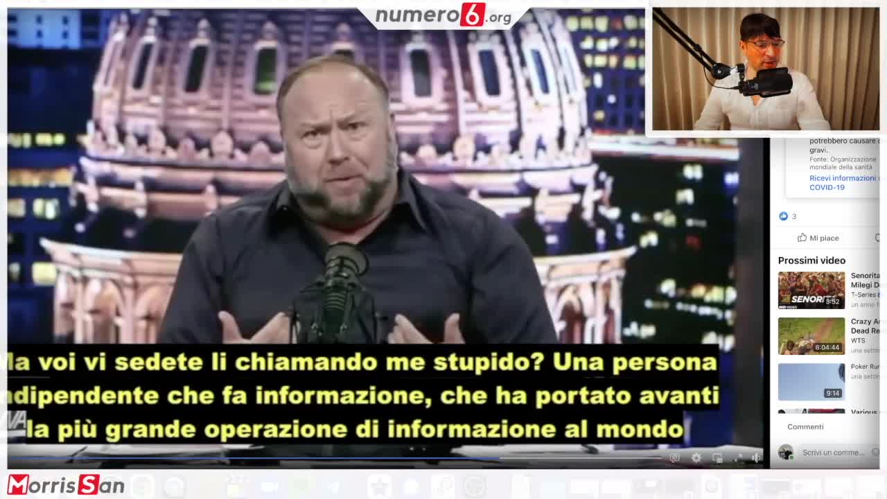 Alex Jones infuriato contro Fauci