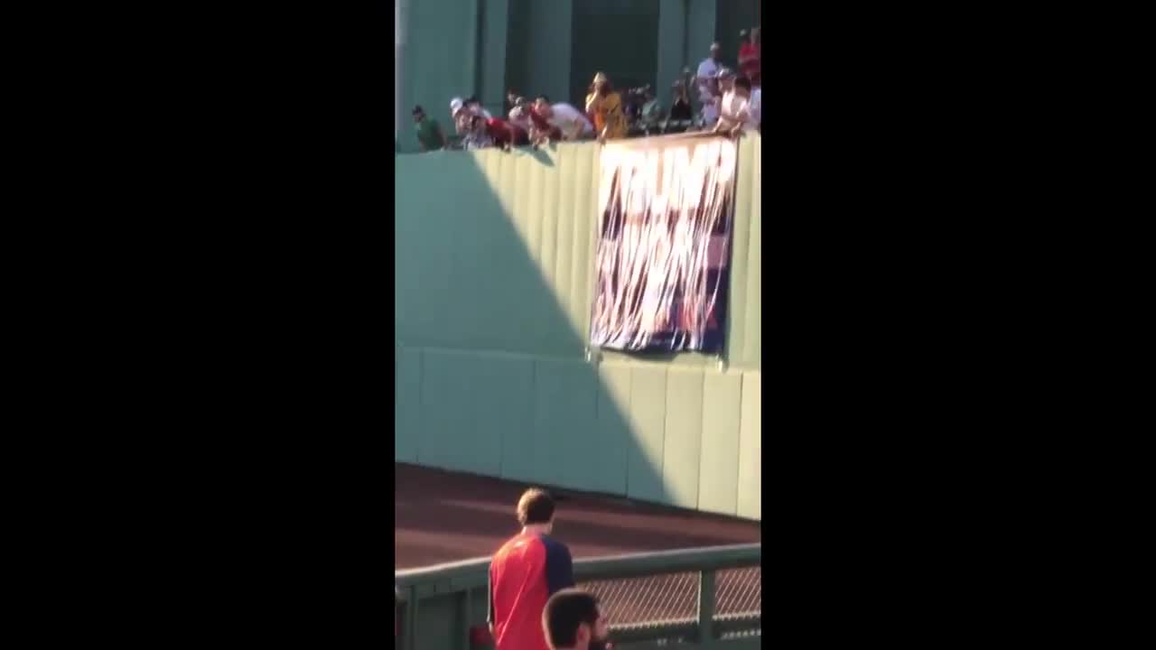 Yesterday at Fenway park