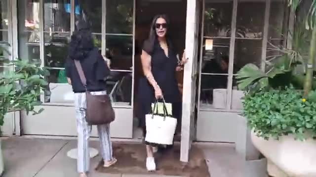 Neha Dhupia Spotted Post Lunch At Bandra_batch