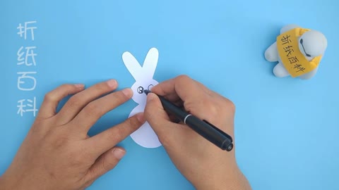 Mid-Autumn Festival handmade rabbit lantern, cute and cute, handmade DIY origami tutorial4