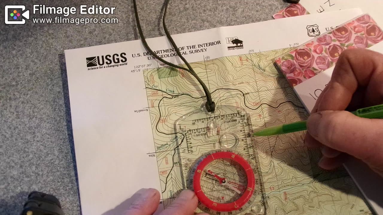 Land Navigation with a GPS, Topo Map and Compass