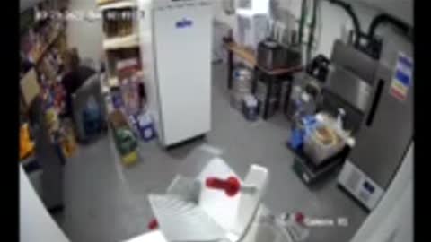 Punto Italian Kitchen robbery CCTV