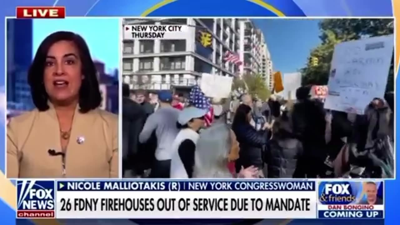(11/1/21) Malliotakis: de Blasio Putting Thousands of Firefighters, First Responders on Unpaid Leave