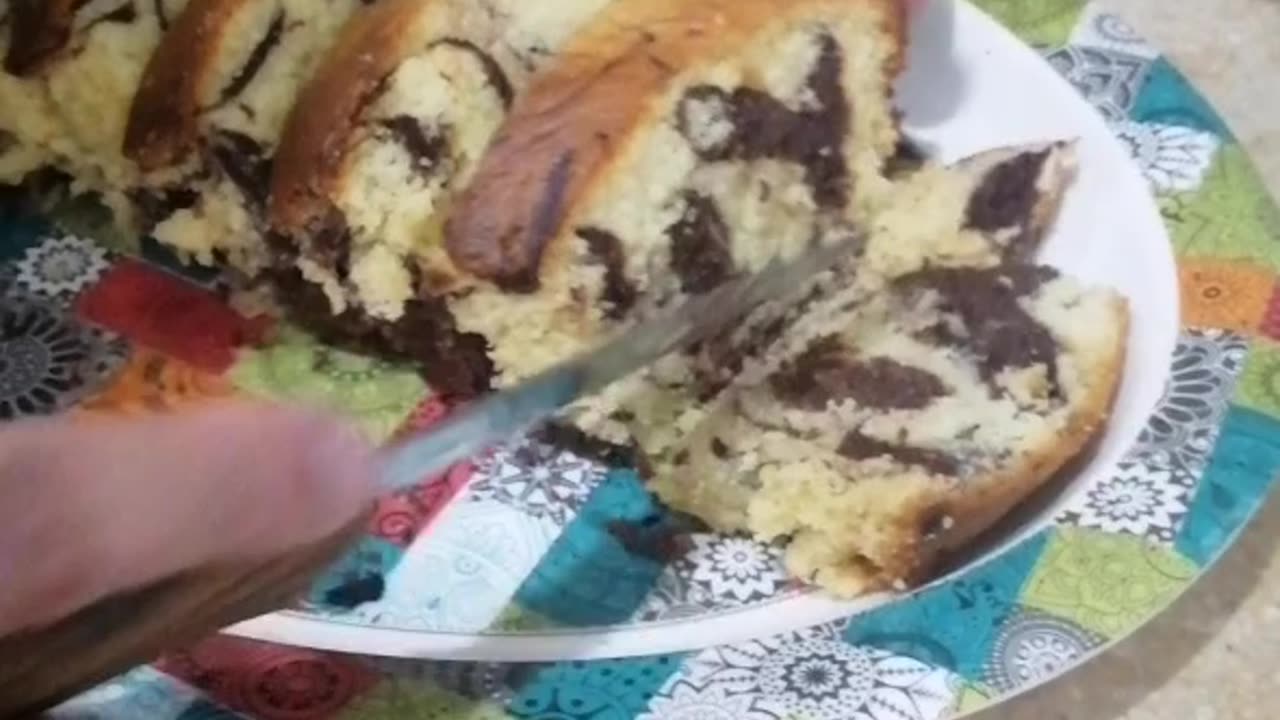 Marble cake recipe without oven