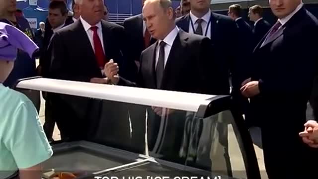 FUNNY ‘You can afford it!’ Putin buys officials ice cream Funny Intersting Scene video 😁😁😁