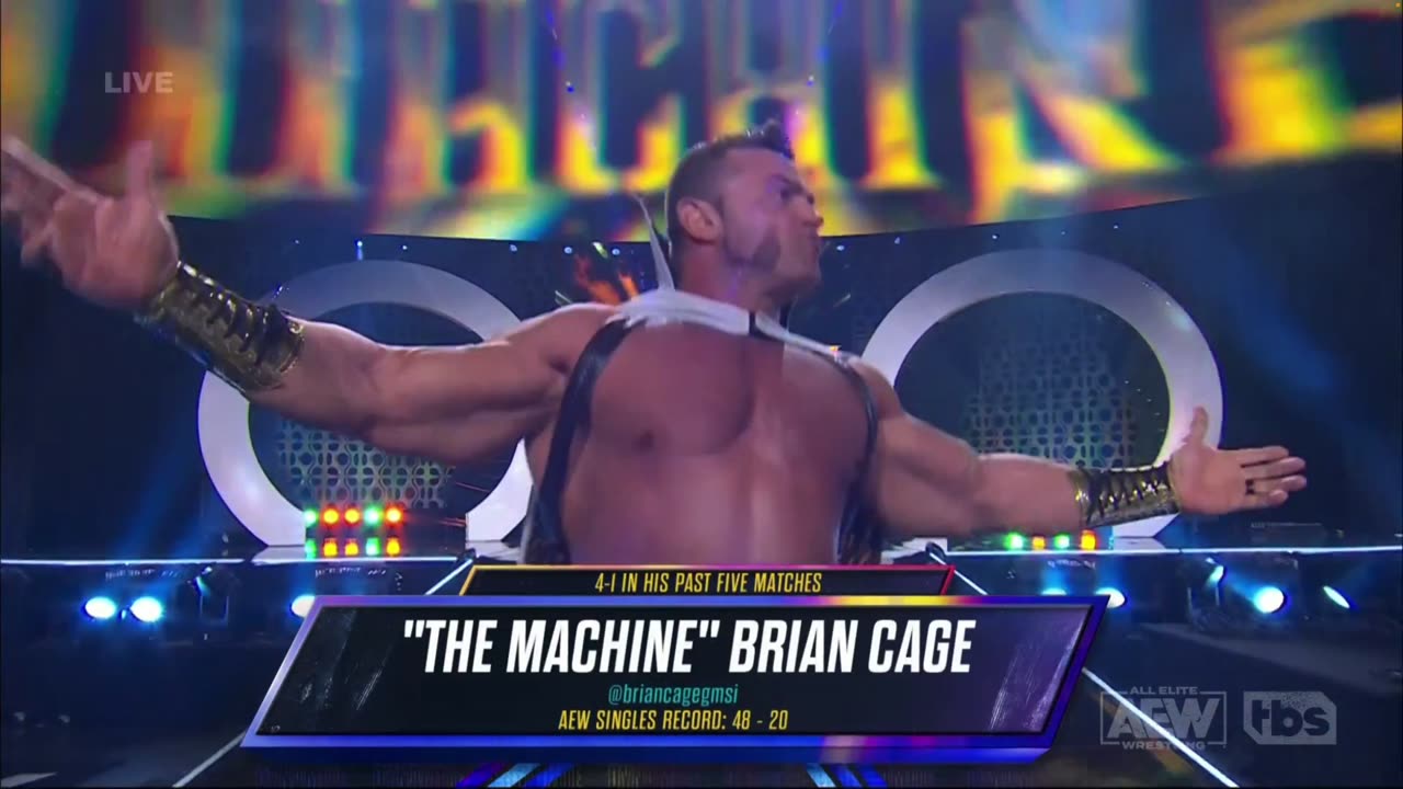 Hook & Brian Cage bootleg King entrances - AEW Dynamite (3/6/24)