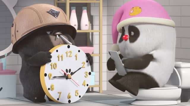 The next is in a hurry. What should I do# panda funny anime