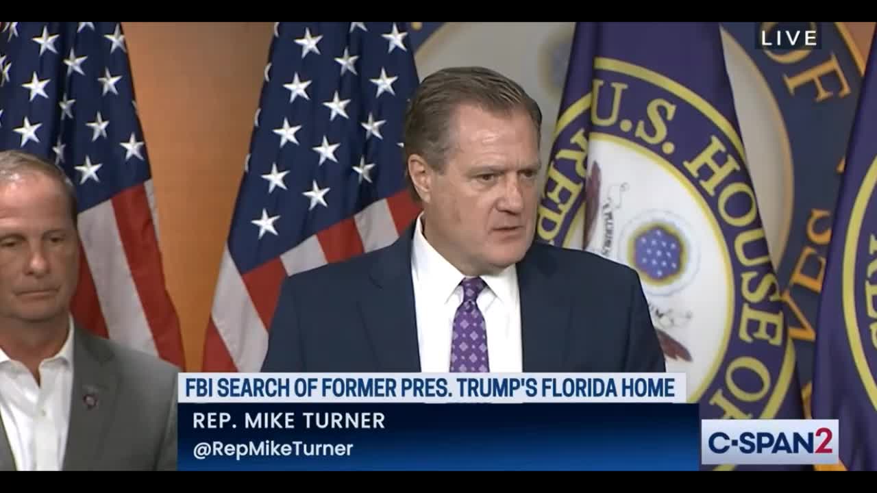 Rep Turner Demands to Know National Security Basis Behind FBI Search of Mar-a-Lago