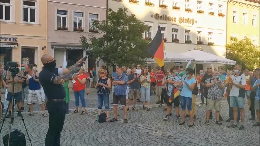 Martin Reichardt (AfD Sachsen-Anhalt) - Kamenz, Markt, 17.06.2021 - Kundgebung "Tag der Freiheit"