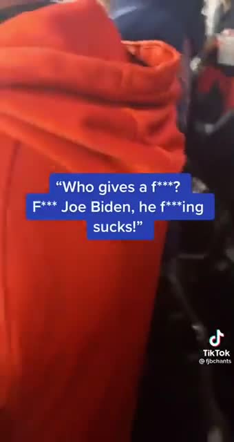 TRIGGERED KAREN at MLB game thinks "F*ck Joe Biden" chant is racist