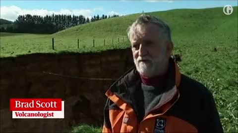 Enormous sinkhole appears on New Zealand farm