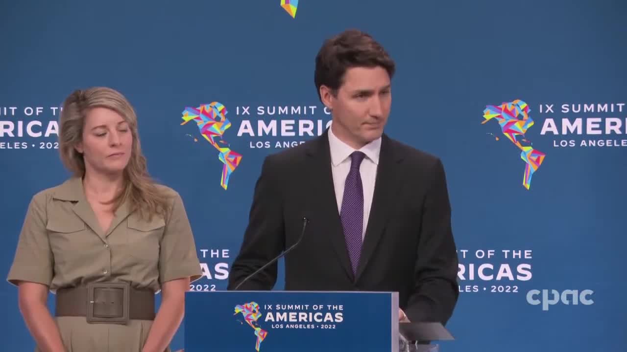 PM Trudeau speaks with reporters in Los Angeles as Summit of the Americas concludes – June 10, 2022