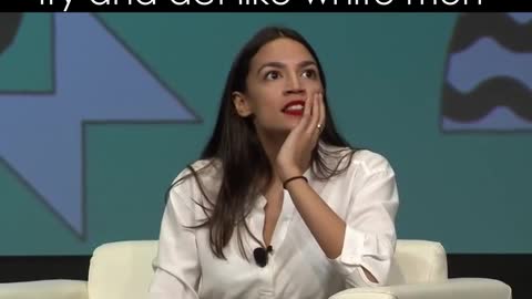 AOC - Society wants us to act like 'White Men"