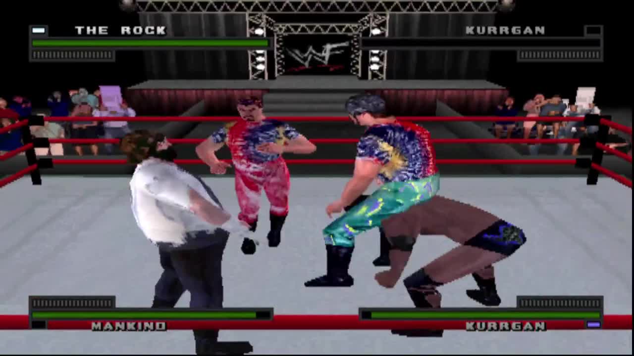 WWF Attitude PS1: Tornado match #34