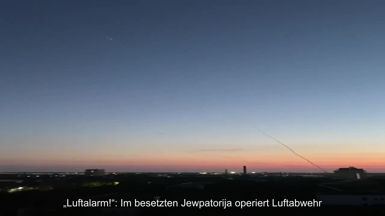 „Luftalarm!“: Im besetzten Jewpatorija operiert Luftabwehr