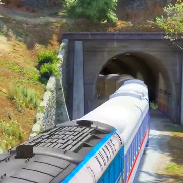 GTA V MICHAEL GIRLFRIEND ON BRAKE FAIL TRAIN TRACK