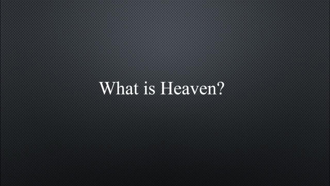 What You Need To Know About Heaven (mirror)