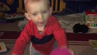 Baby walking fail