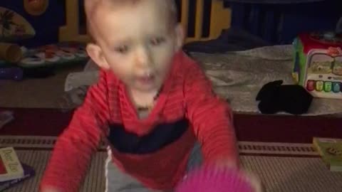 Baby walking fail