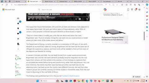 Rare-earth elements could be hidden inside coal mines, World’s 1st smart glasses with GPT-4.0,