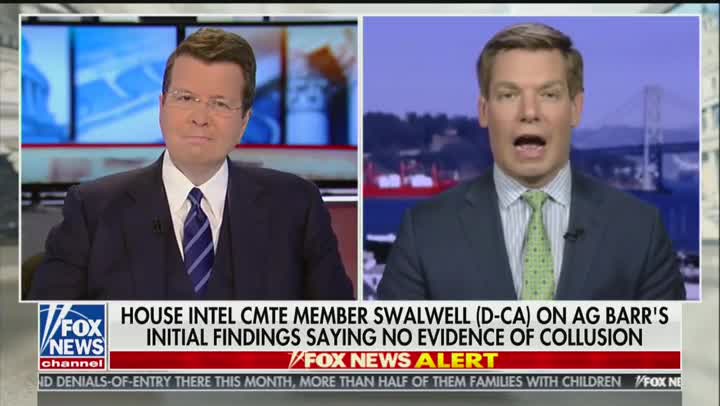Fox's Cavuto Pushes Swalwell Over Trump-Russia Claims