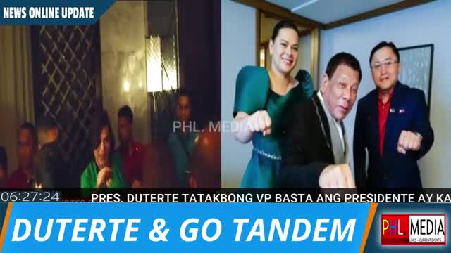 CONFIRMED PRES. DUTERTE AND BONG GO, WILL RUN FOR VICE PRES. AND PRESIDENT IN 2022 ELECTIONS