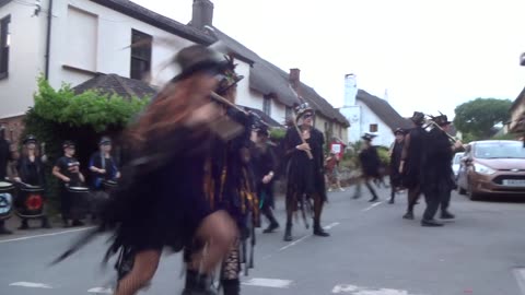 Beltane Border Morris - Grey Wethers - Church House Inn -16 Jun 23