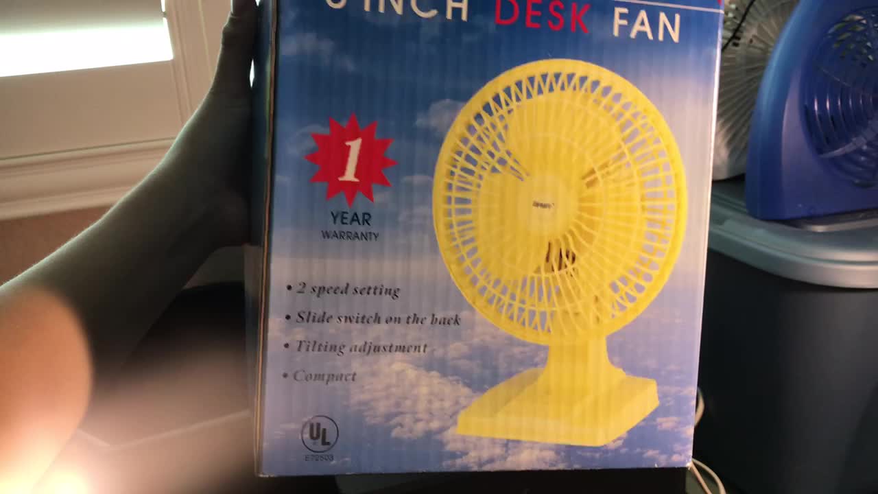 1998 Euroaire 6” desk fan!