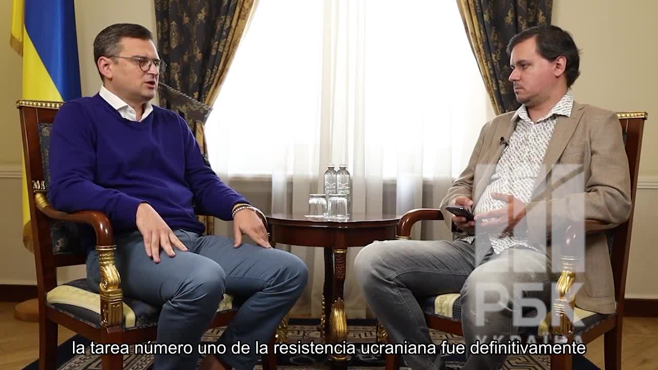 Entrevista exclusiva del titular del Ministerio de Relaciones Exteriores, Dmytro Kuleba, para RBC-U