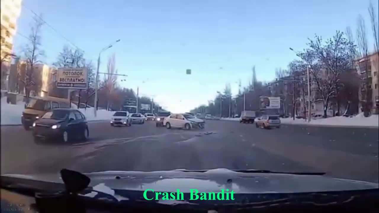 Car crash dashcam