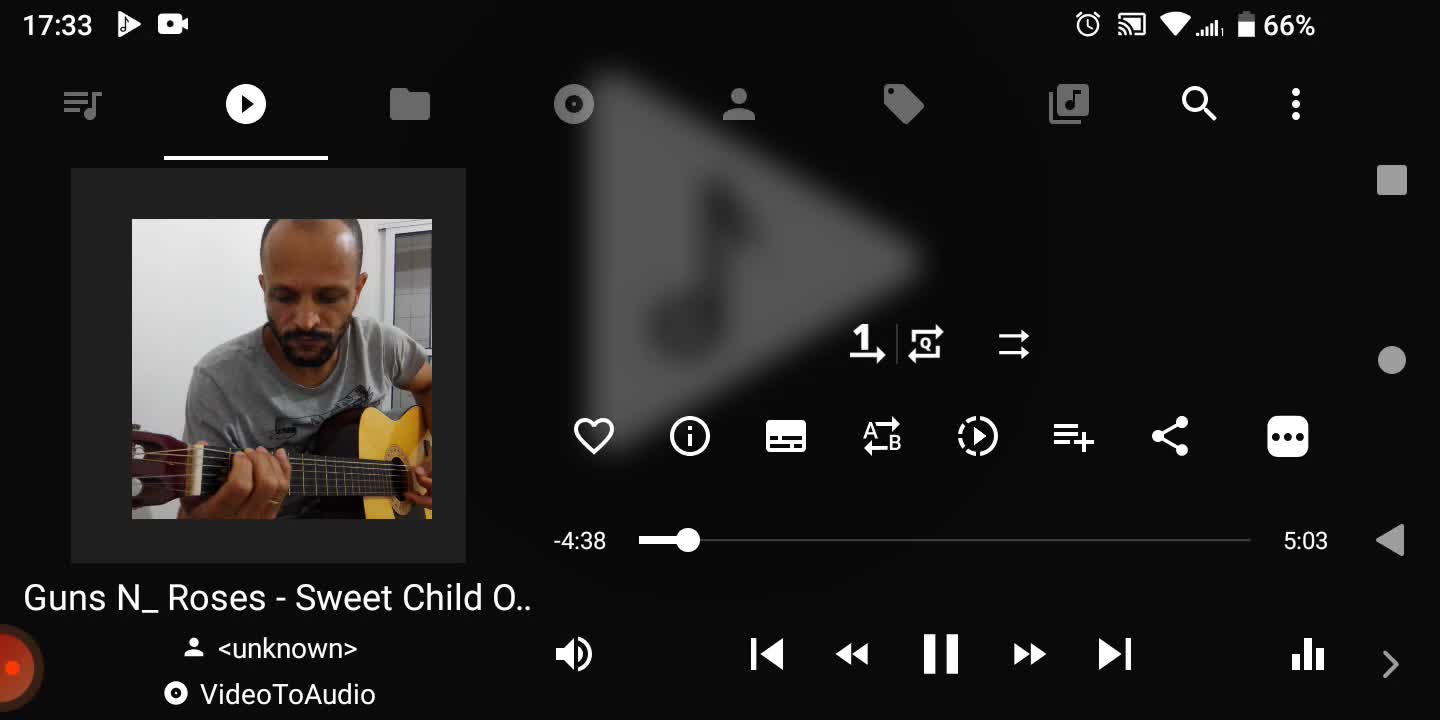 bass solo introduction Sweet Child O'mine
