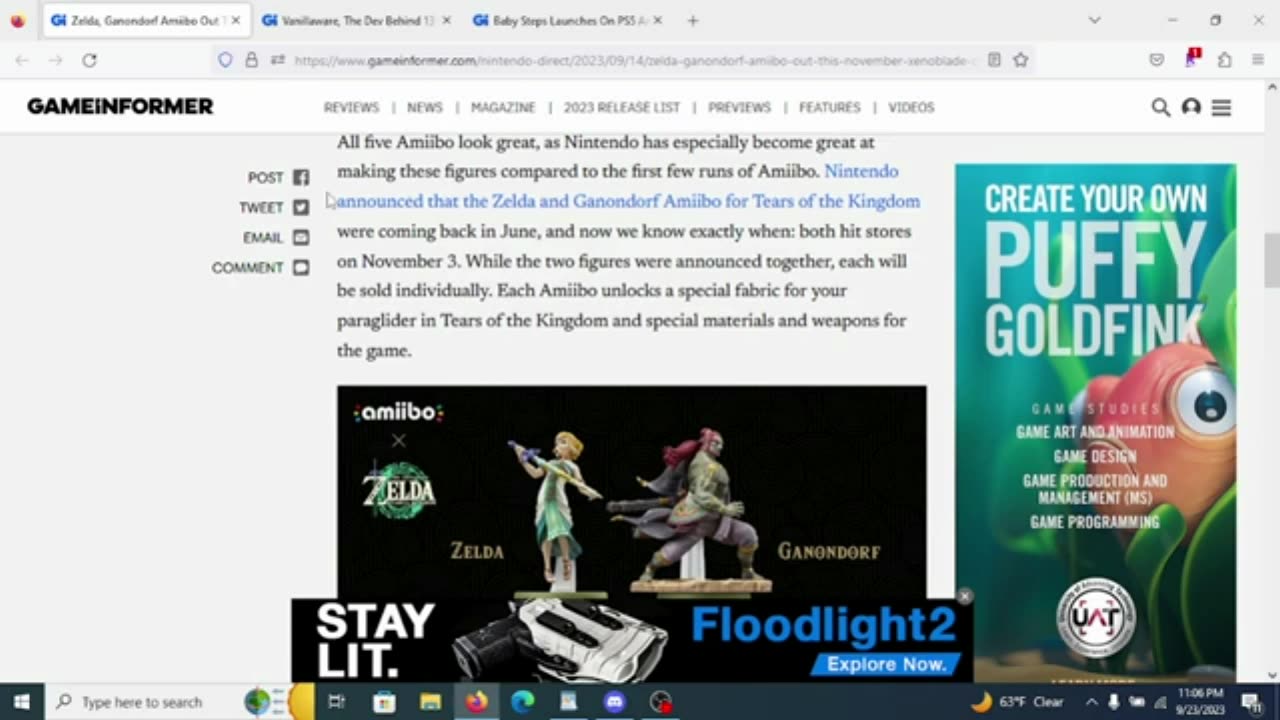 RapperJJJ LDG Clip: Zelda Amibos Coming Out This Year & Xenoblade Amibos Next Year