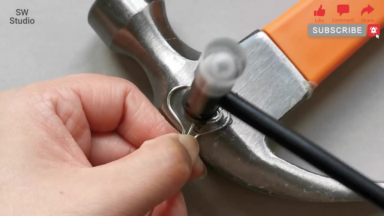 Heart Bangle-Easy Bracelet-DIY Bracelet-Wire Wrap Bracelet Tutorial-How to make