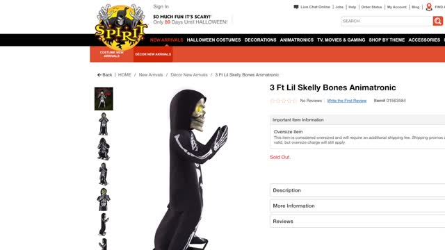 🤔SPIRIT HALLOWEEN 2022 sneak peek LIL SKELLY BONES (um...)🤔