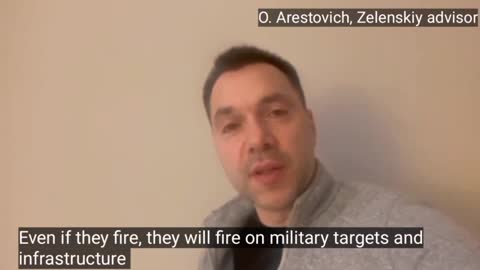 Zelenskiy advisor admits Russia only hits military targets