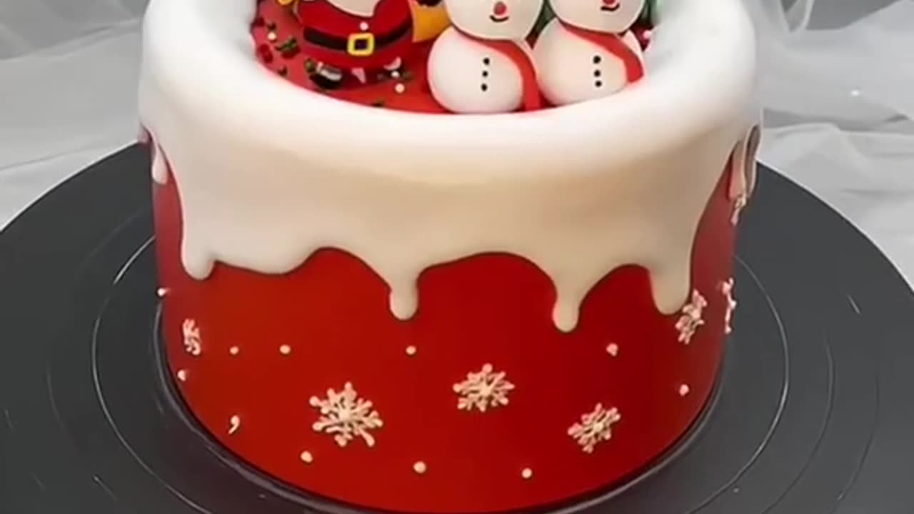 Simple christmas cake