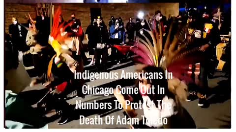 Indigenous Americans In Chicago Come Out In Numbers To Protest The Death Of Adam Toledo